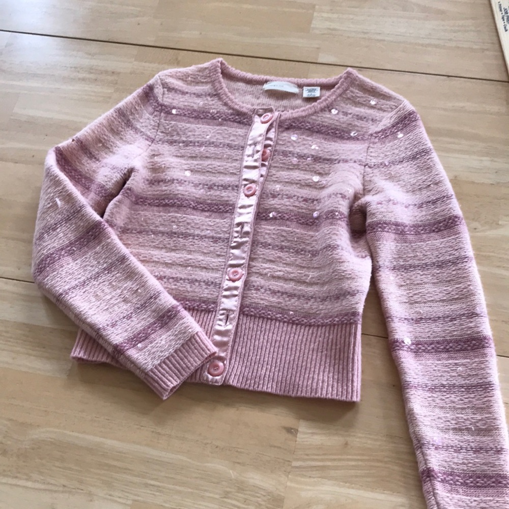 Anthropologie SLEEPING ON SNOW Cardigan sweater L